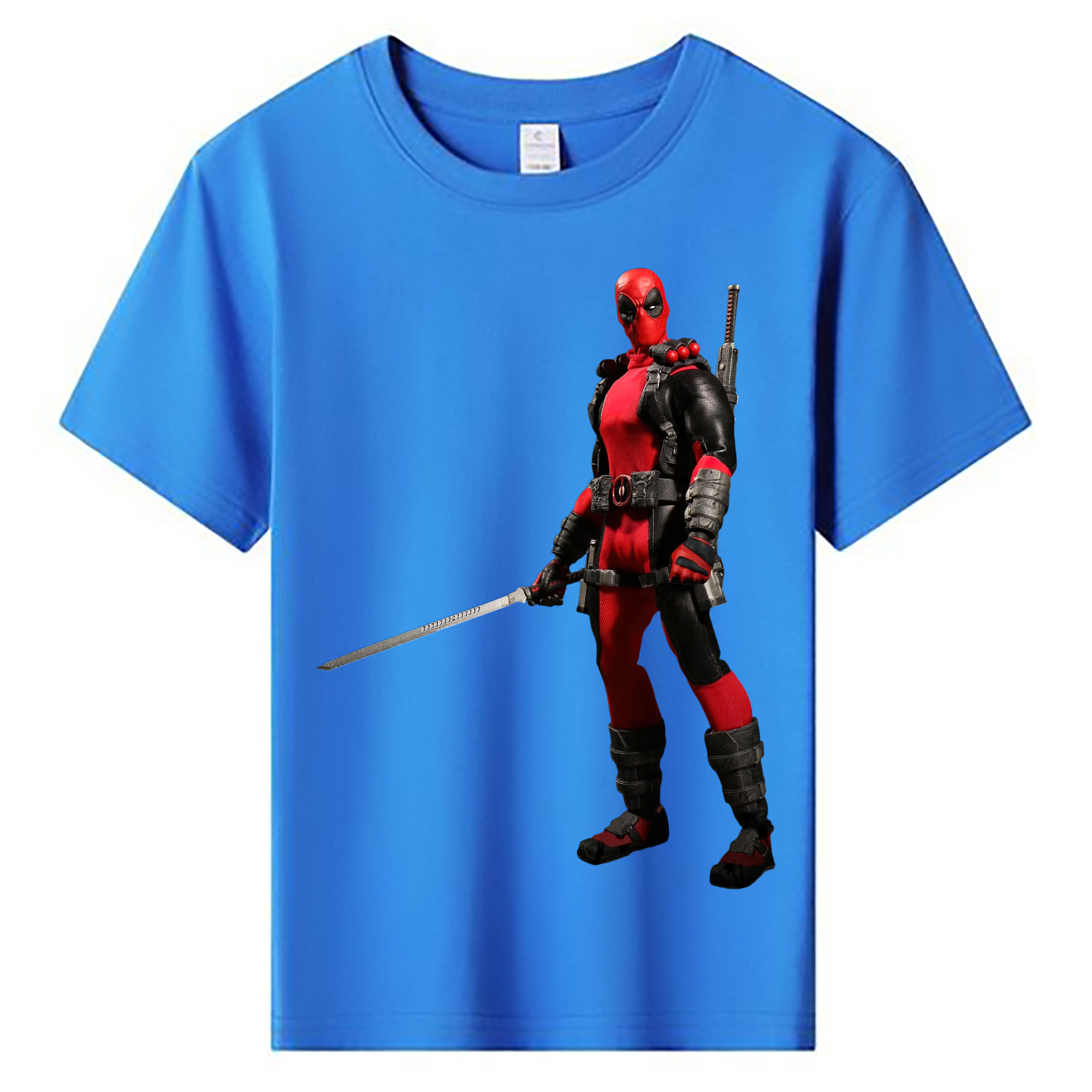 （画像用） Deadpool デッドプール 綿100％キッズTシャツ（フロントプリント）